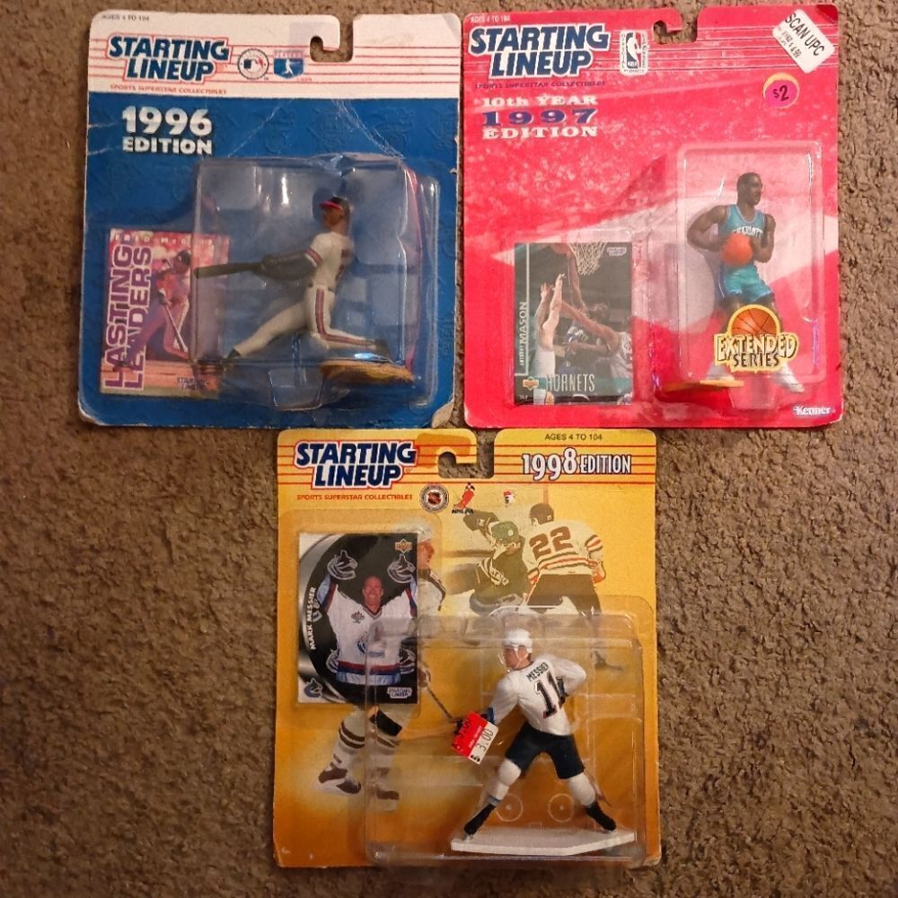 Starting Lineup Sports Lot BRAND NEW SEALED VINTAGE